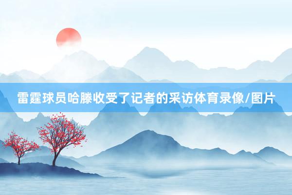 雷霆球员哈滕收受了记者的采访体育录像/图片