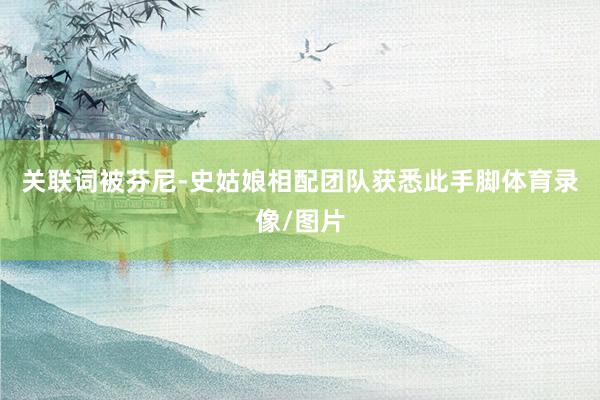 关联词被芬尼-史姑娘相配团队获悉此手脚体育录像/图片