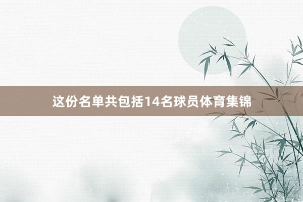 这份名单共包括14名球员体育集锦