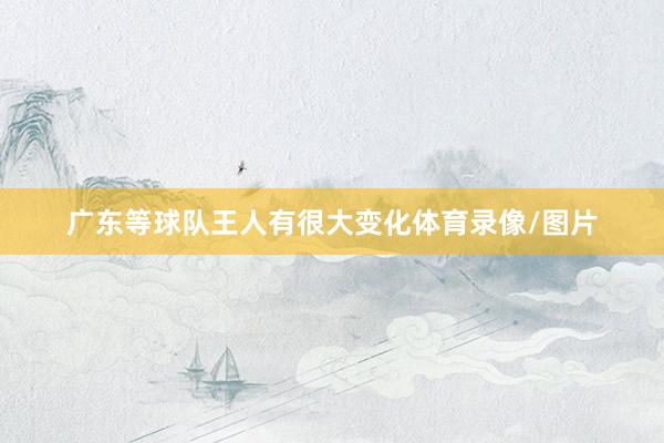 广东等球队王人有很大变化体育录像/图片