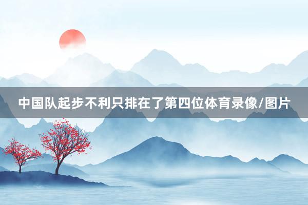 中国队起步不利只排在了第四位体育录像/图片