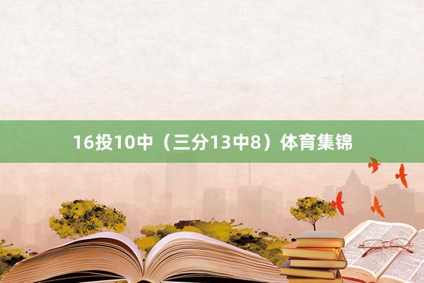 16投10中（三分13中8）体育集锦