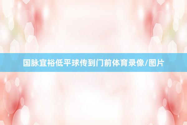 国脉宜裕低平球传到门前体育录像/图片